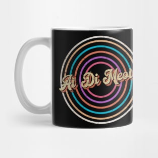 vintage circle line color Al Di Meola Mug